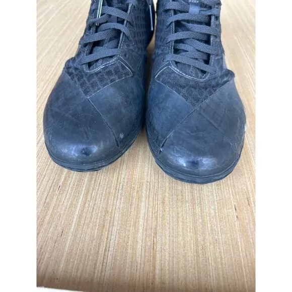Adidas Mat Wizard 4 Wrestling Shoes 10.5 Black High Tops AC6971