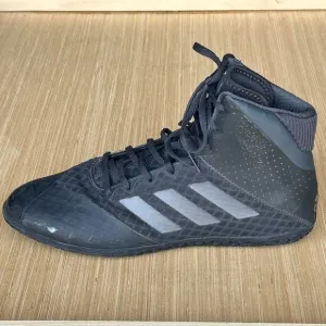 Adidas Mat Wizard 4 Wrestling Shoes 10.5 Black High Tops AC6971