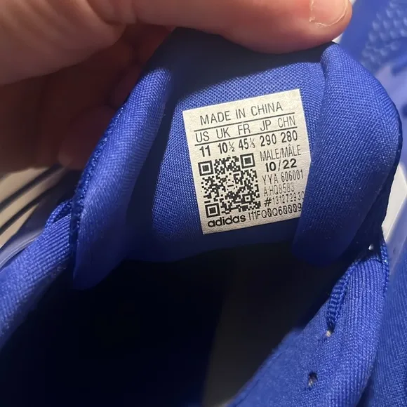 Adidas Men’s 11 Boost royal blue