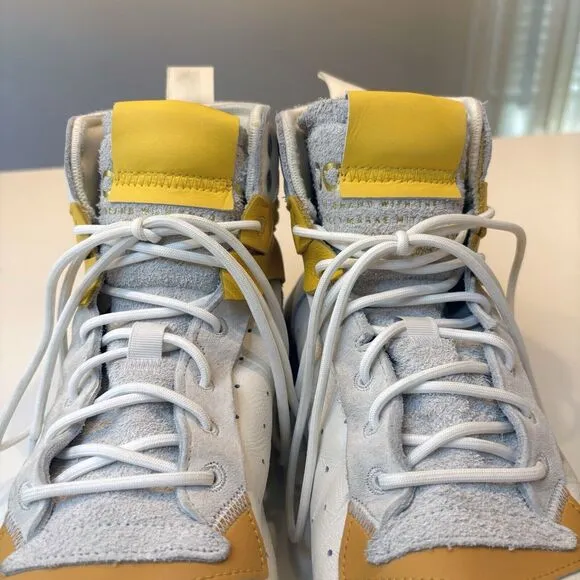 Adidas Men's Rivalry F34144 White Mustard Basketball Sneakers Shoes US Size 12.5