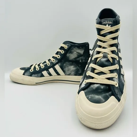 adidas Originals Nizza Hi RF Parley Sneakers Shoes Gray Four Wonder White 10.5