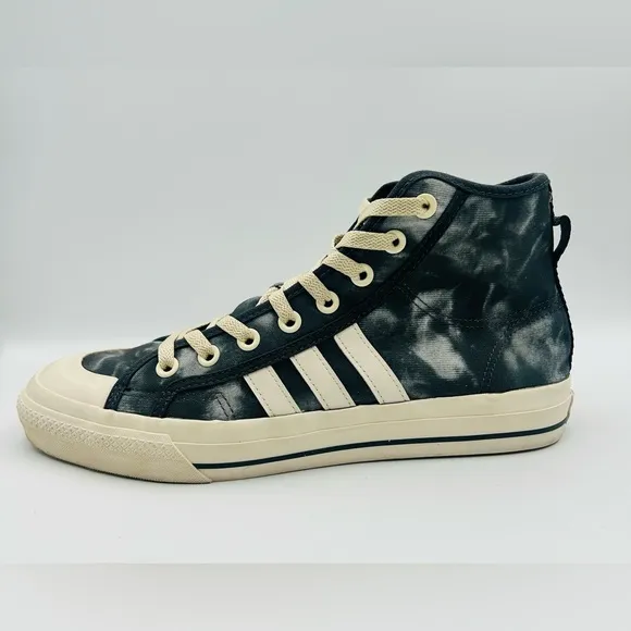 adidas Originals Nizza Hi RF Parley Sneakers Shoes Gray Four Wonder White 10.5