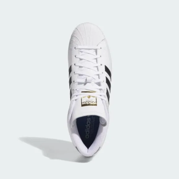 Adidas Pro Model ADV Mid Mens Basketball Shoes White Black IE5797 NEW Size 8