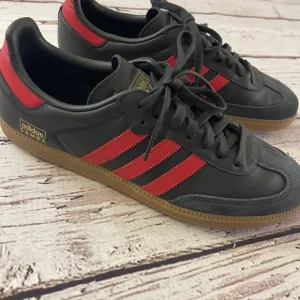 Adidas Samba OG Men's Shoes Carbon Better Scarlet Leather Size 12 Rare