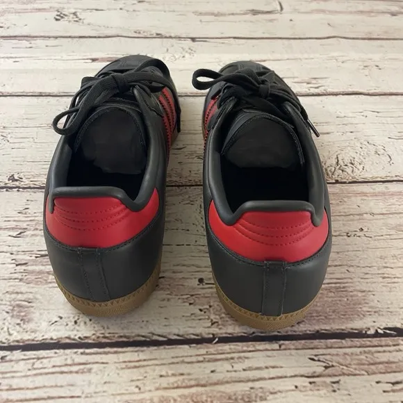 Adidas Samba OG Men's Shoes Carbon Better Scarlet Leather Size 12 Rare