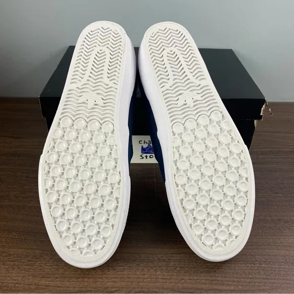 Adidas Shmoofoil Navy Slip On Shoes Suede Skateboarding Ghost Men’s Size