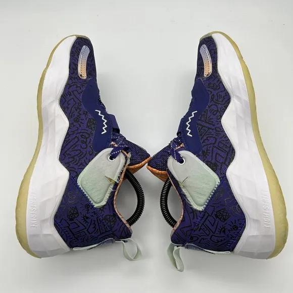 Adidas Shoes Mens Size 7.5 Harden Vol 5 Futurenatural Purple Multicolor H68046