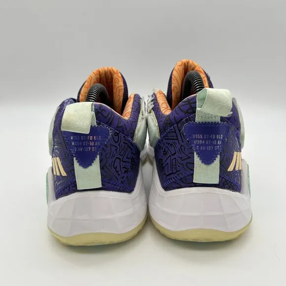 Adidas Shoes Mens Size 7.5 Harden Vol 5 Futurenatural Purple Multicolor H68046