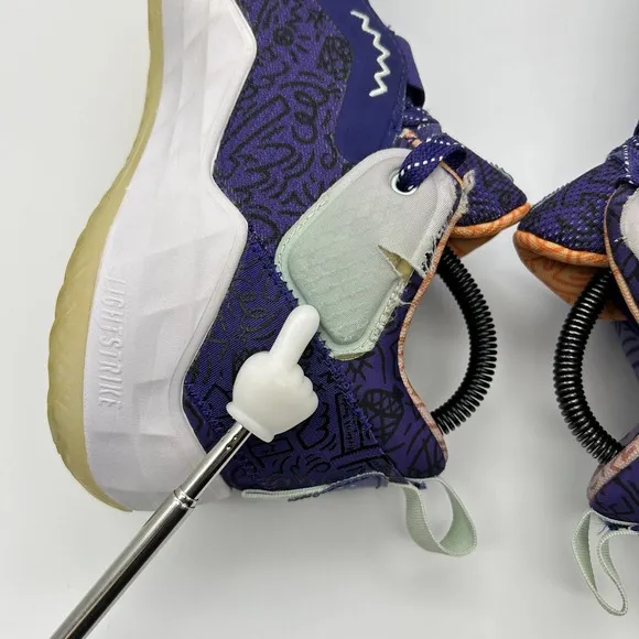 Adidas Shoes Mens Size 7.5 Harden Vol 5 Futurenatural Purple Multicolor H68046
