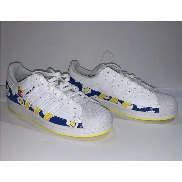 Adidas Superstar x Philip Colbert Save The Lobster Mens Sneakers Shoes Sz 9 NWOB