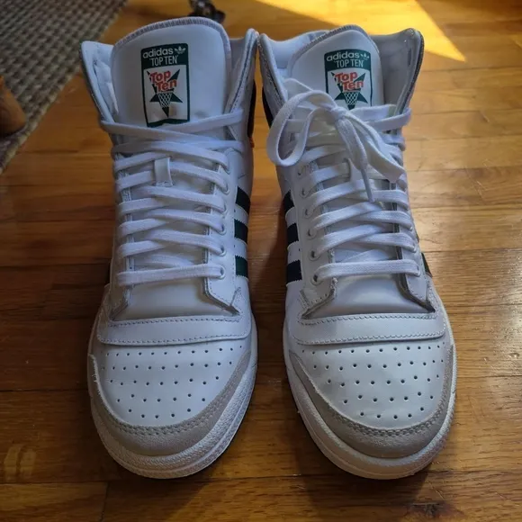 Adidas Top Ten Miami Hurricanes Sneakers Men's US Size 10