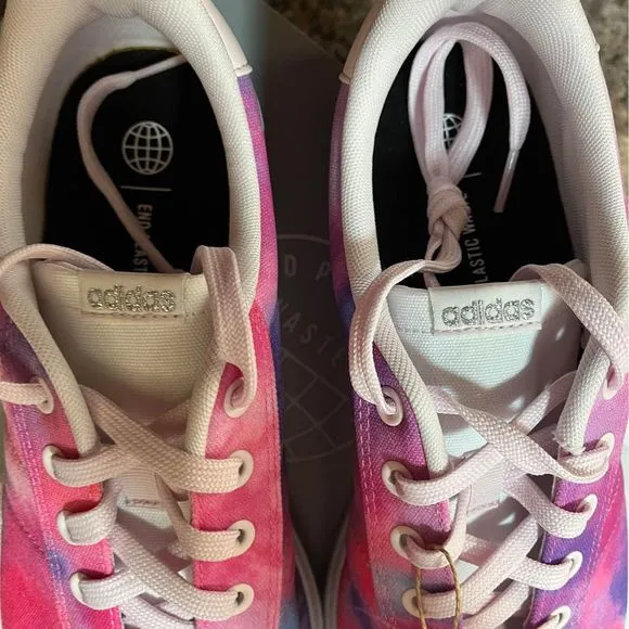 Adidas Vulcraid3r Womens Sz 11 Tie Dye Skate Shoes Skateboarding Sneakers New