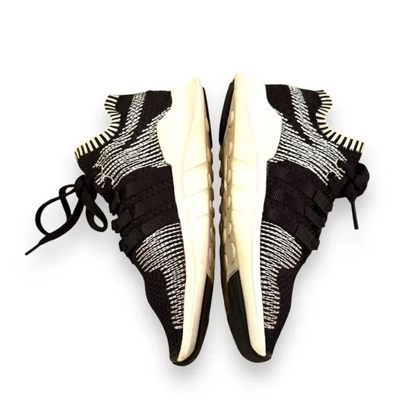 Adidas x Equipment EQT ADV 91-16 White &amp; Black Knit Mesh Activewear Shoes 4.5‎