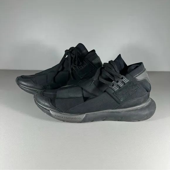 Adidas Y-3 Yohji Yamamoto Qasa High Triple Black Sneakers
