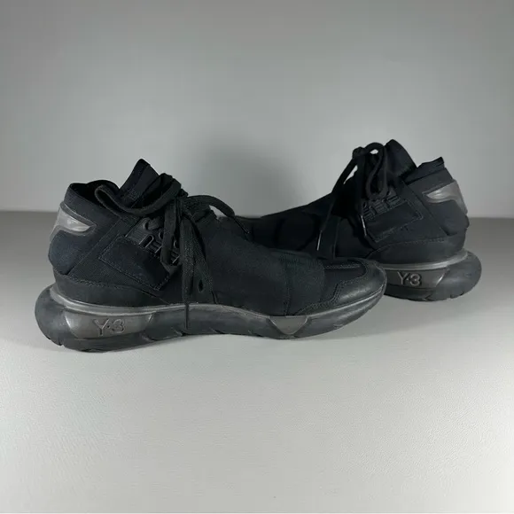 Adidas Y-3 Yohji Yamamoto Qasa High Triple Black Sneakers