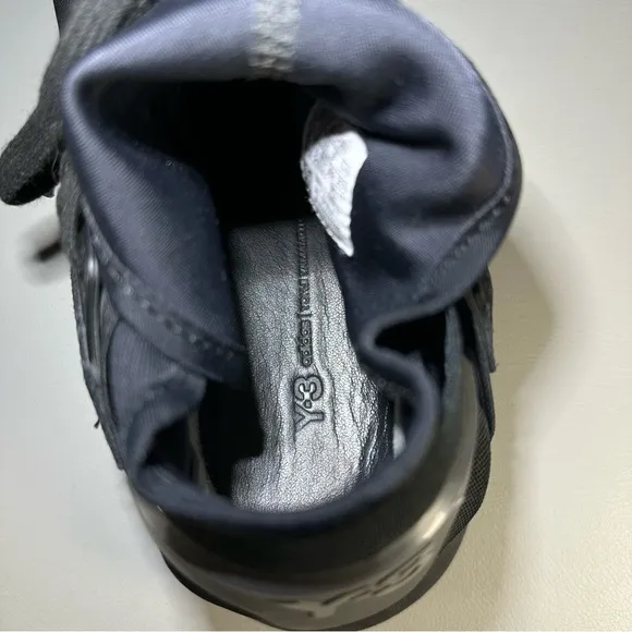 Adidas Y-3 Yohji Yamamoto Qasa High Triple Black Sneakers