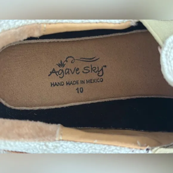 Agave Sky Dakota Leather Slip On Shoes Women’s Size 10