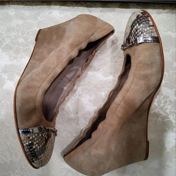 AGL Attilio Giusti Leombruni Wedge Shoes Size 38/8