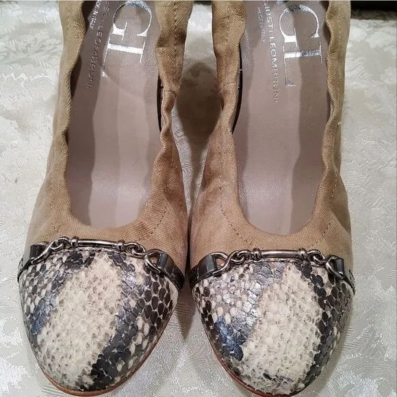 AGL Attilio Giusti Leombruni Wedge Shoes Size 38/8