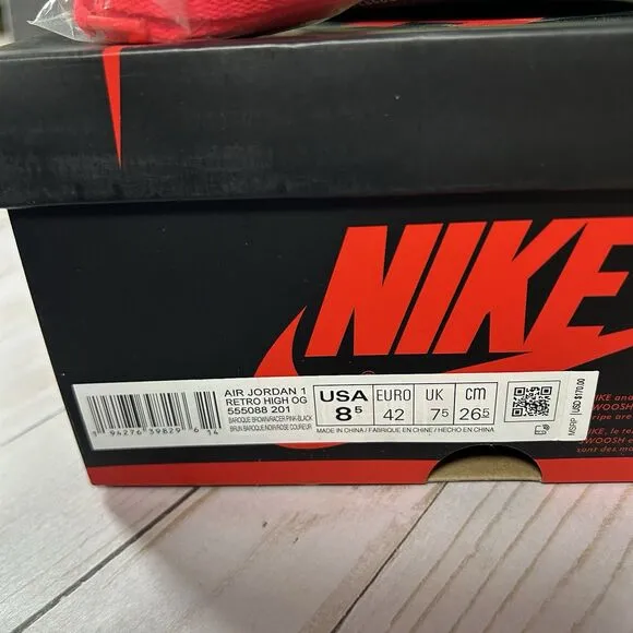 Air Jordan 1 Bio Hack Tokyo Retro High Size 8.5 Mens Sneakers 2020 555088-201