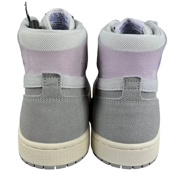 Air Jordan 1 High Zoom CMFT Grey Purple Shoes DV1305-005 Women's Sizes 8.5 - 12