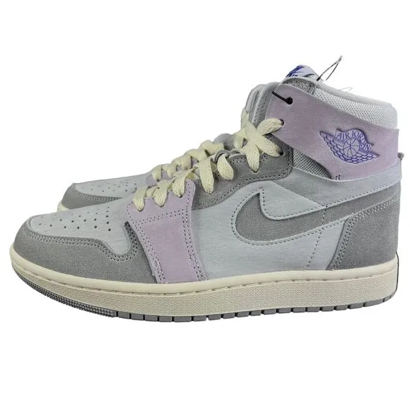 Air Jordan 1 High Zoom CMFT Grey Purple Shoes DV1305-005 Women's Sizes 8.5 - 12