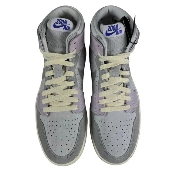 Air Jordan 1 High Zoom CMFT Grey Purple Shoes DV1305-005 Women's Sizes 8.5 - 12