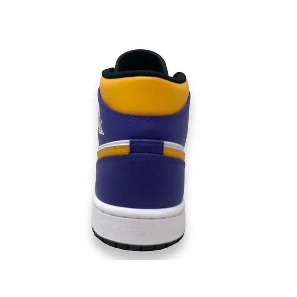 Air Jordan 1 Mid 'Los Angeles Lakers' Mens Retro Basketball Shoes DQ8426 517 NEW