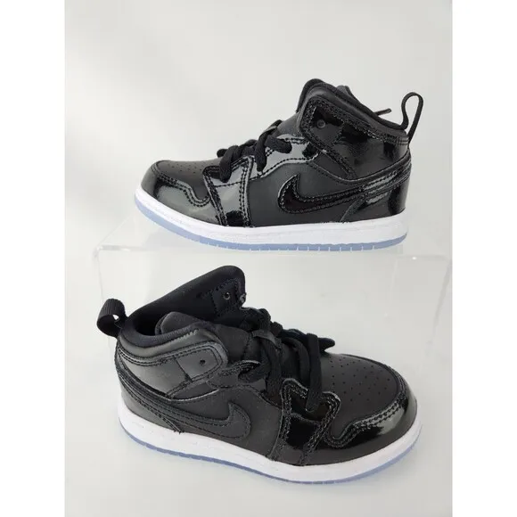Air Jordan 1 Mid SE 'Space Jam' DV1338-004 Toddler 9C Sneakers Shoes High Tops