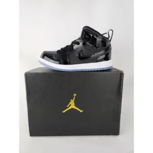 Air Jordan 1 Mid SE 'Space Jam' DV1338-004 Toddler 9C Sneakers Shoes High Tops