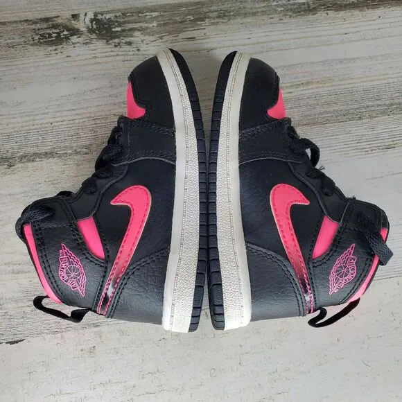 Air Jordan 1 Retro High ‘Hyper Pink’ (TD) Toddler Shoes (705324-019) Size 6C