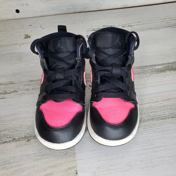 Air Jordan 1 Retro High ‘Hyper Pink’ (TD) Toddler Shoes (705324-019) Size 6C