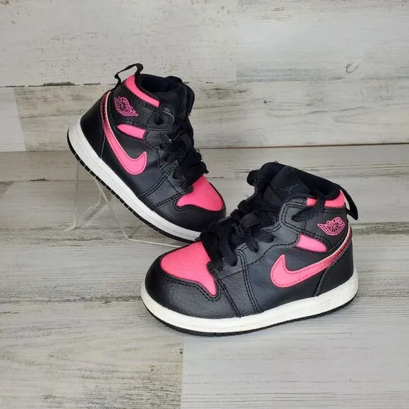 Air Jordan 1 Retro High ‘Hyper Pink’ (TD) Toddler Shoes (705324-019) Size 6C