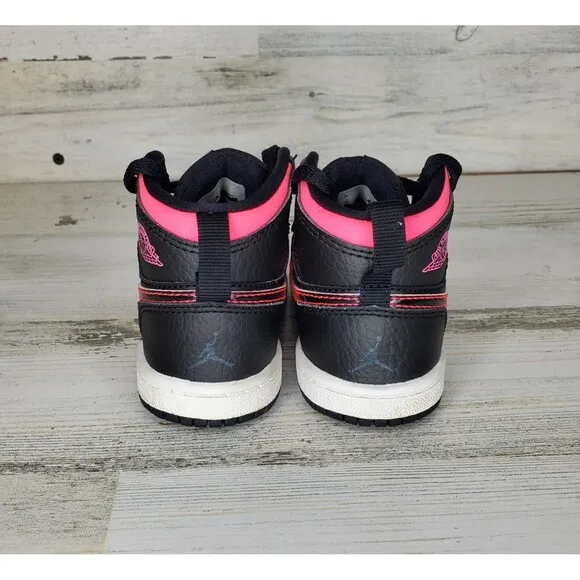 Air Jordan 1 Retro High ‘Hyper Pink’ (TD) Toddler Shoes (705324-019) Size 6C