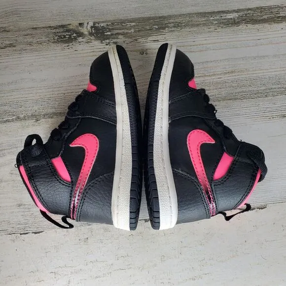 Air Jordan 1 Retro High ‘Hyper Pink’ (TD) Toddler Shoes (705324-019) Size 6C