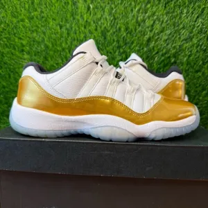 Air Jordan 11 XI Retro Low GS Closing Ceremony Gold White
