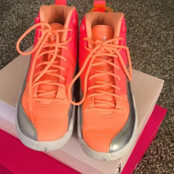 Air Jordan ‘12 Retro GS Sunrise shoes - NICE! Rare !!!