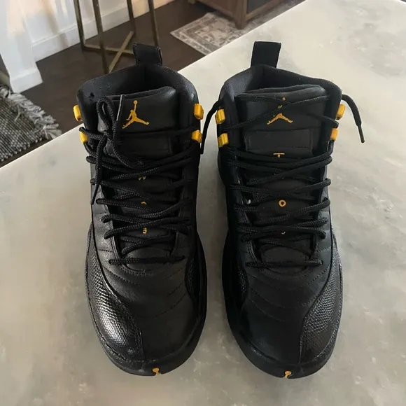 Air Jordan 12 Retro Men's Size 8 Shoes Black Taxi