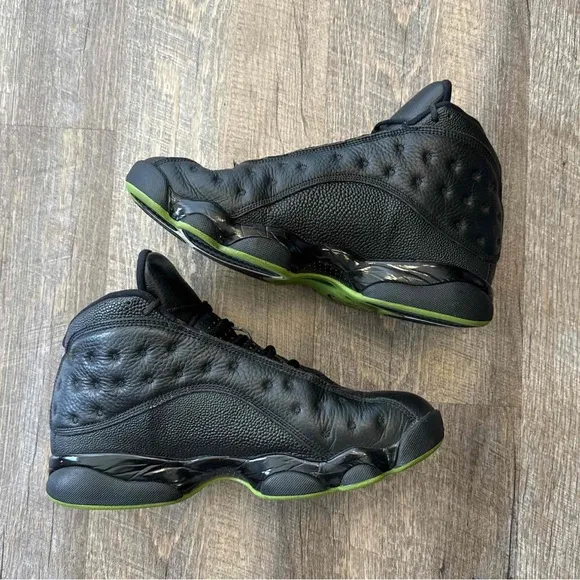 Air Jordan 13 XIII Retro Altitude 2017 Black Green