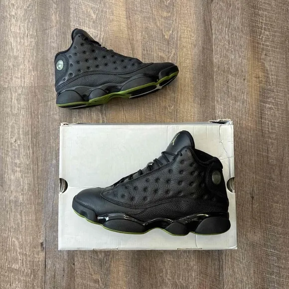 Air Jordan 13 XIII Retro Altitude 2017 Black Green