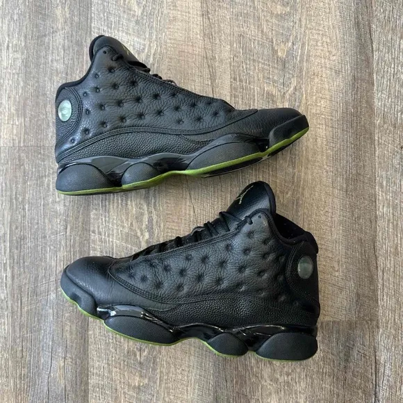 Air Jordan 13 XIII Retro Altitude 2017 Black Green