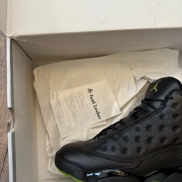 Air Jordan 13 XIII Retro Altitude 2017 Black Green