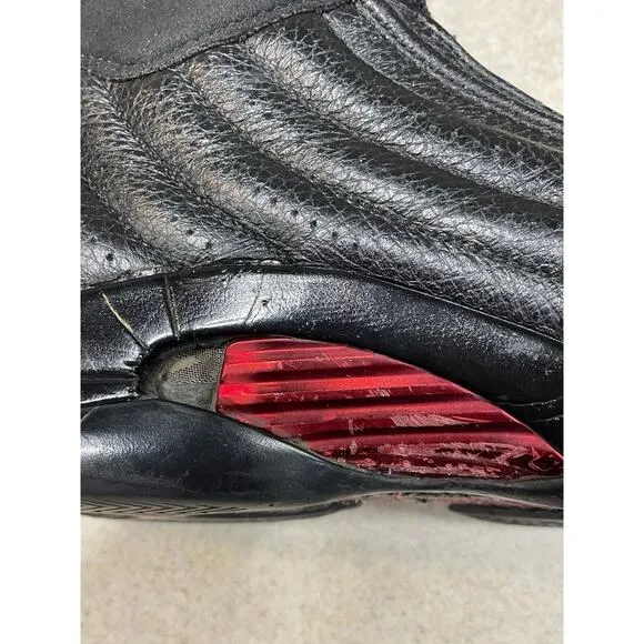 Air Jordan 14 Retro 2018 Last Shot Men’s Size 11 Sneakers Black/Red-Basketball