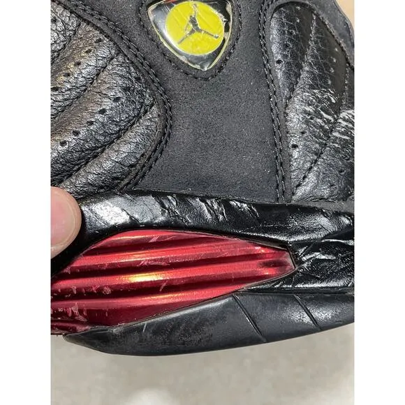 Air Jordan 14 Retro 2018 Last Shot Men’s Size 11 Sneakers Black/Red-Basketball