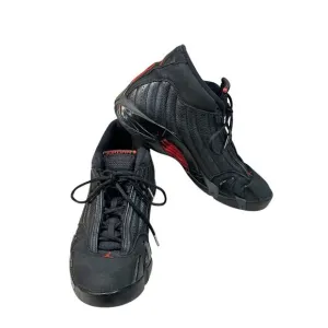 Air Jordan 14 Retro 2018 Last Shot Men’s Size 11 Sneakers Black/Red-Basketball
