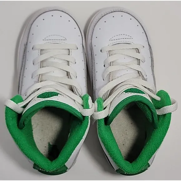 Air Jordan 2 Retro Lucky Green size 9C Toddler shoes DQ8563-103
