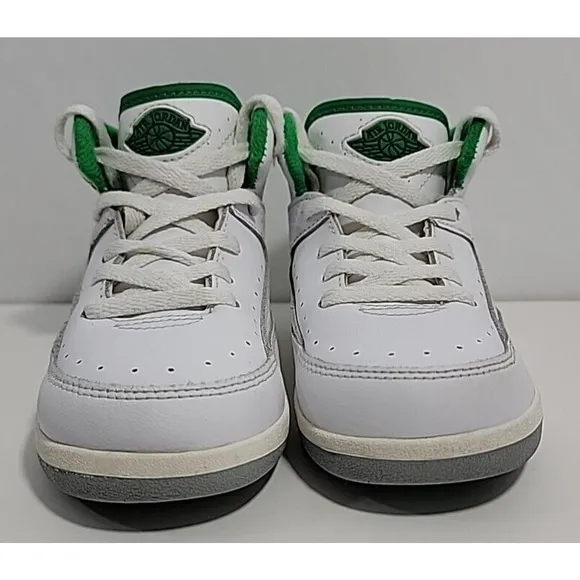 Air Jordan 2 Retro Lucky Green size 9C Toddler shoes DQ8563-103