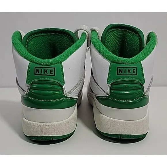 Air Jordan 2 Retro Lucky Green size 9C Toddler shoes DQ8563-103