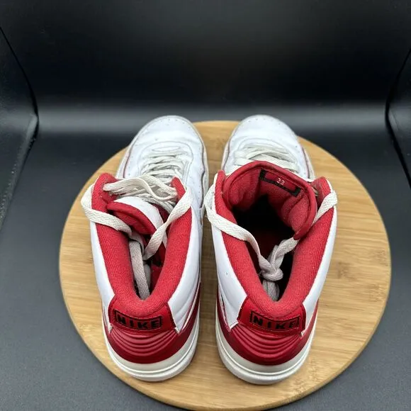 Air Jordan 2 Retro Mens Size 9 Basketball Shoes Chicago White Red 385475-102