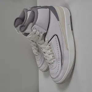 Air Jordan 2 retro white cement gray mid tops shoes
